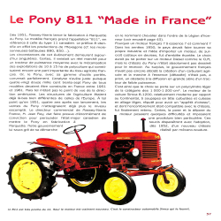 Tracteurs Pony : 1947-1961
