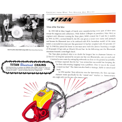 Chainsaws A History