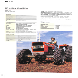 A world wide guide to Massey Ferguson 100 and 1000 tractors 1964-1988