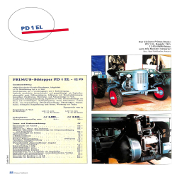 Primus Traktoren - Eine Chronik