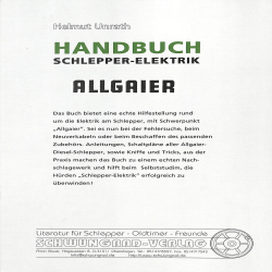 Allgaier - Handbuch Schlepper - Elektrik