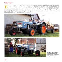 Eicher Traktoren im Einsatz