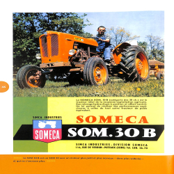 Tracteurs agricoles Someca - une histoire en prospectus