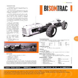 Tracteurs agricoles Someca - une histoire en prospectus