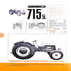 Tracteurs agricoles Someca - une histoire en prospectus