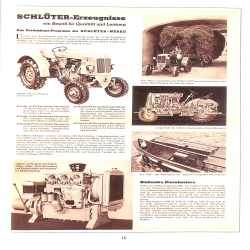 Schluter Illustrierte und Schlepper-Prospekte