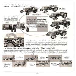 Schluter Illustrierte und Schlepper-Prospekte