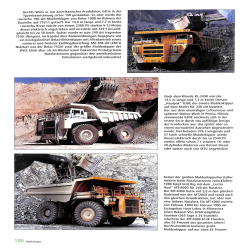 Muldenkipper, Geschichte Technik Einsatze