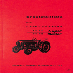 Ersatzteilliste Porsche-Diesel Super 308, Master 408, onderdelenlijst