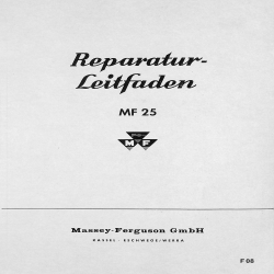 F08 Reparaturleitfaden MF 25
