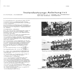 Instandsetzungsanleitung Hanomag-Radschlepper Perfekt, handleiding, gebruiksaanwijzing, bediening