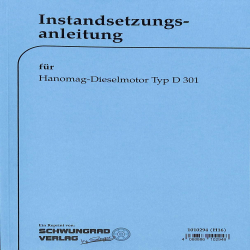 Instandsetzunganleitung Hanomag-dieselmotor D301, handleiding, gebruiksaanwijzing