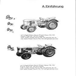 Deutz Werkstatthandbuch für Deutz-Radschlepper, werkplaats handboek