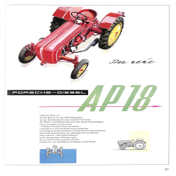 Porsche Diesel Prospekte, Druckschriften, Dokumente