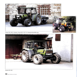 Deutz Traktoren im Einsatz