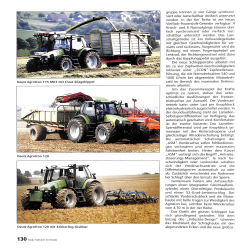 Deutz Traktoren im Einsatz