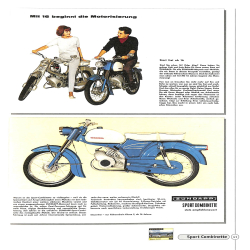 Zündapp Prospekte Moped, Mokick, Kleinkraftrad & Leichtkraftrad 1953-84