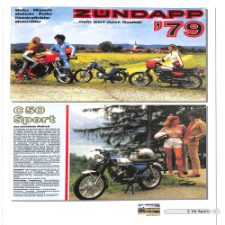 Zündapp Prospekte Moped, Mokick, Kleinkraftrad & Leichtkraftrad 1953-84