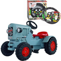 Eicher Traptractor met Soundwheel, stuur met geluid 