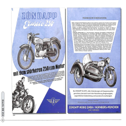 Zündapp Prospekte  - Motorrad & Roller 1947-1984