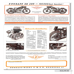 Zündapp Prospekte  - Motorrad & Roller 1947-1984