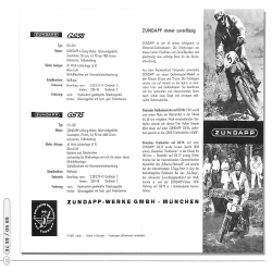 Zündapp Prospekte  - Motorrad & Roller 1947-1984