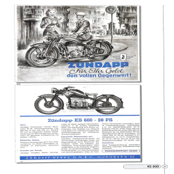 Zündapp Prospekte  - Motorrad & Roller 1947-1984