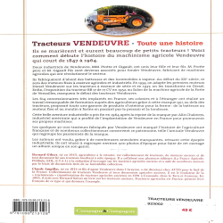 Tracteurs Vendeuvre - Toute une histoire