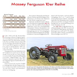 Massey-Ferguson Traktoren in Deutschland