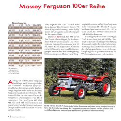 Massey-Ferguson Traktoren in Deutschland