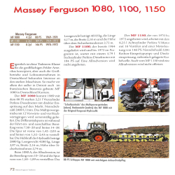 Massey-Ferguson Traktoren in Deutschland