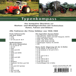 Güldner - Alle Traktoren 1938-1969