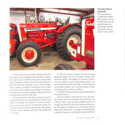 Red 4WD Tractors 1957-2017