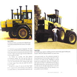 Red 4WD Tractors 1957-2017