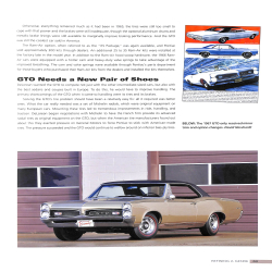 Pontiac GTO - 50 Years - The original muscle car