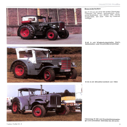 Traktor Profile nr 2 Hanomag 1950-1971