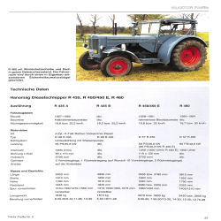 Traktor Profile nr 2 Hanomag 1950-1971