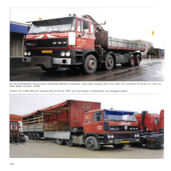 DAF F 3300 en F 3600 truck en trekkers - Krachtpaarden 