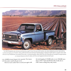 Chevrolet Pickup Trucks 1973-1987