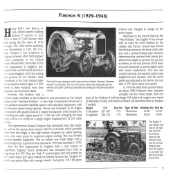 A guide to Ford, Fordson and new Holland Tractors, 1907 - 1999