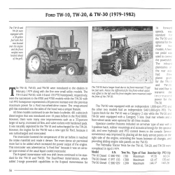 A guide to Ford, Fordson and new Holland Tractors, 1907 - 1999
