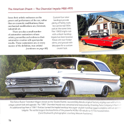 Chevrolet Impala 1958-1970 - The American Dream