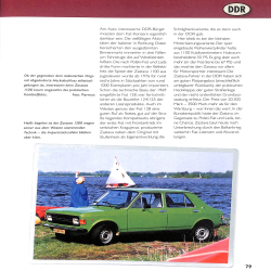 So fuhren wir in der DDR -Trabi, Barkas und Co