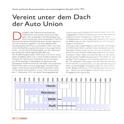 Audi 1910-2000 - Auto Union - DKW - Horch - Wanderer
