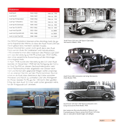 Audi 1910-2000 - Auto Union - DKW - Horch - Wanderer