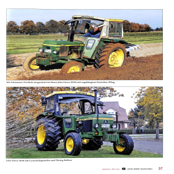 John Deere Traktoren im Einsatz