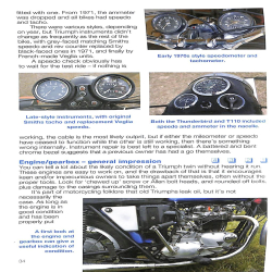 Triumph Thunderbird, Trophy & Tiger 650cc & 750cc models: 1950-1983