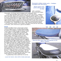 Triumph Bonneville 1959 to 1988