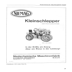 Schlepper und landwirtschaftliche Maschinen aus dem Ruhrgebiet