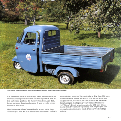 Piaggio Ape - Die fleißige Schwester der Vespa